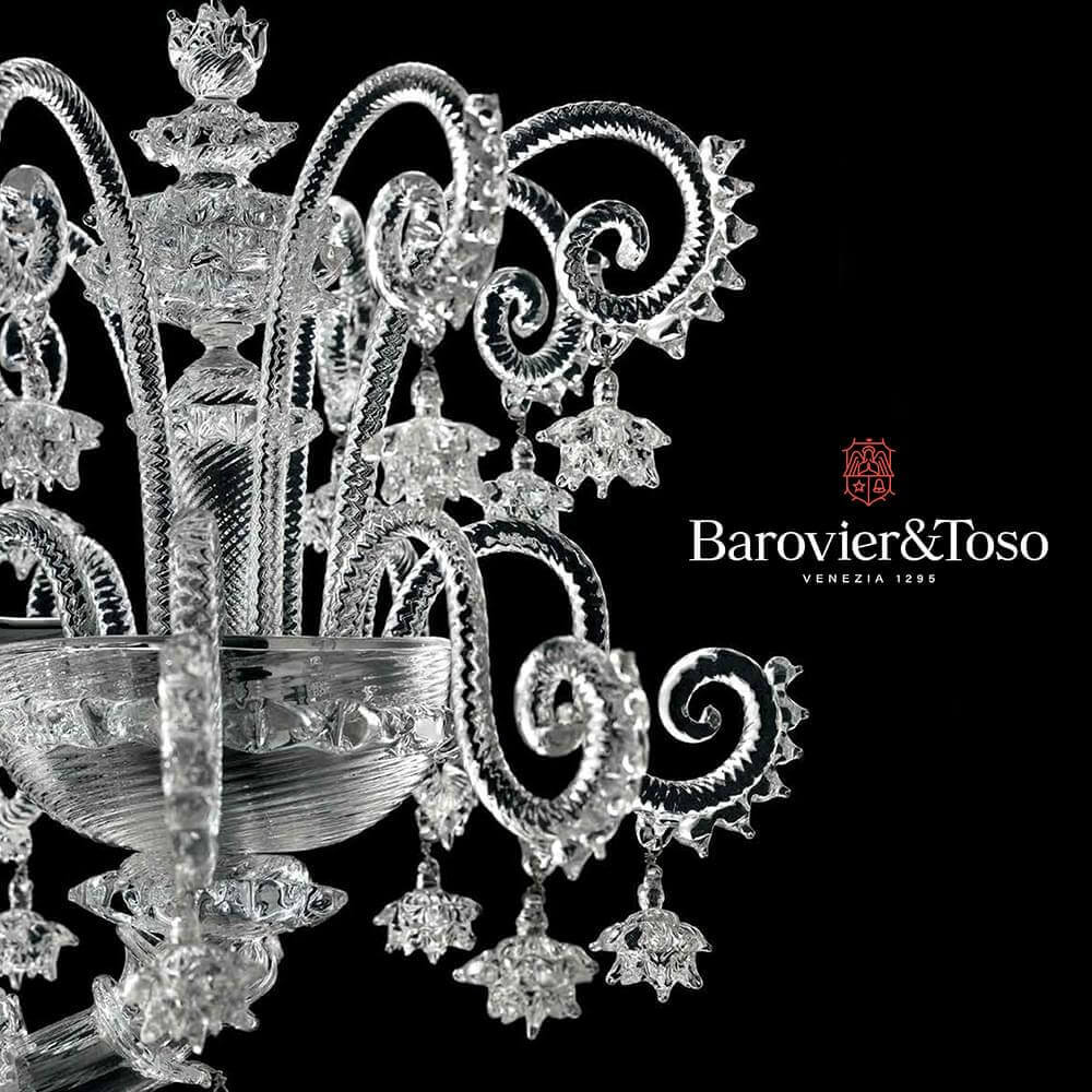 Venezia 1295 Chandelier by Barovier&amp;Toso Murano Chandeliers Barovier & Toso