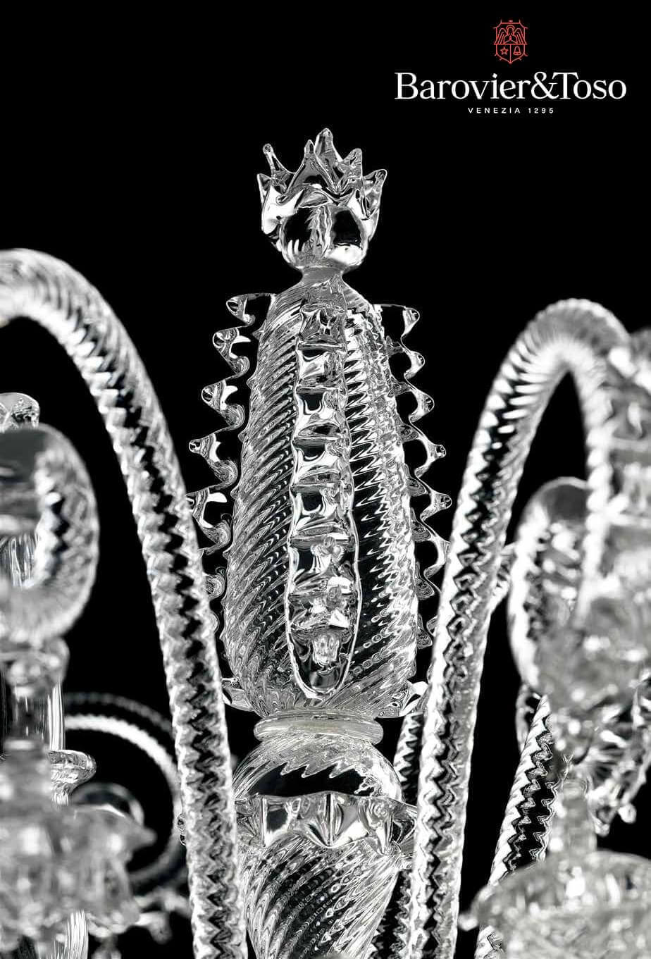 Venezia 1295 Chandelier by Barovier&amp;Toso Murano Chandeliers Barovier & Toso