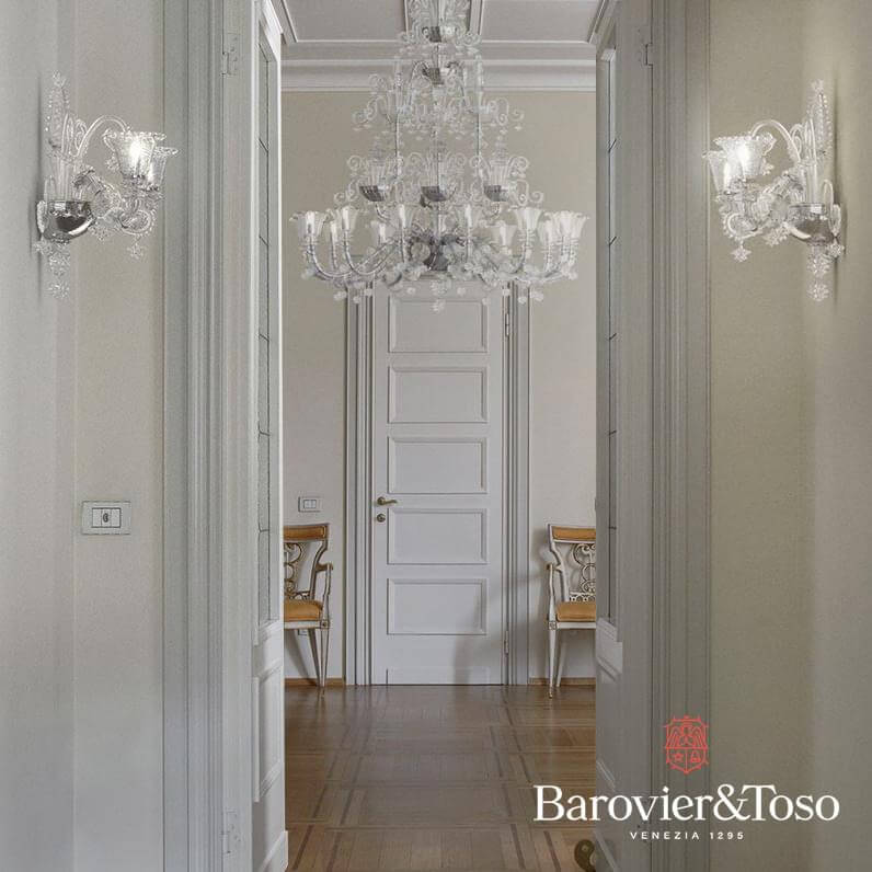 Venezia 1295 Wall Lamp by Barovier&amp;Toso Murano Wall Lamps Barovier & Toso