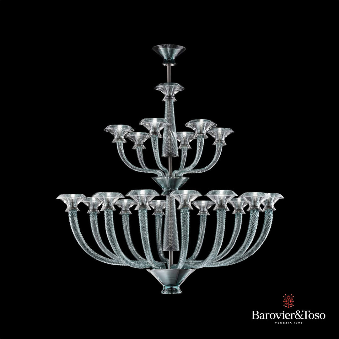 Vertigo Chandelier by Barovier&amp;Toso Murano Chandeliers Barovier & Toso