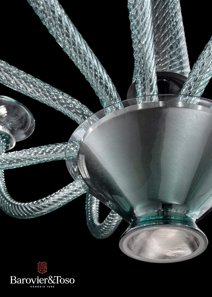Vertigo Chandelier by Barovier&amp;Toso Murano Chandeliers Barovier & Toso