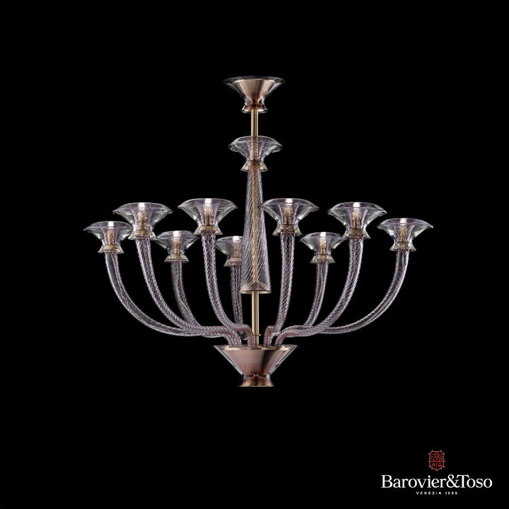 Vertigo Chandelier by Barovier&amp;Toso Murano Chandeliers Barovier & Toso
