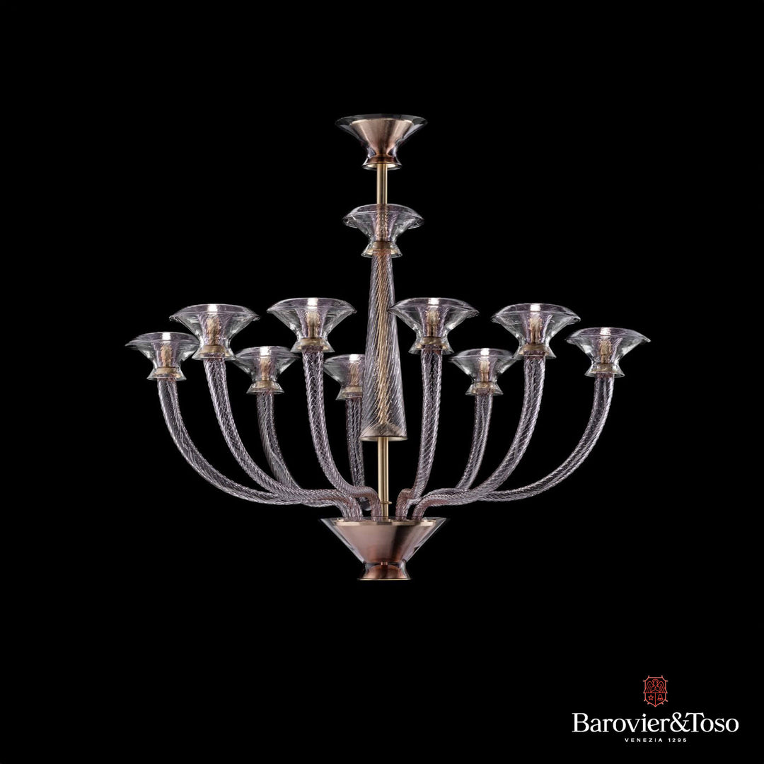 Vertigo Chandelier by Barovier&amp;Toso Murano Chandeliers Barovier & Toso