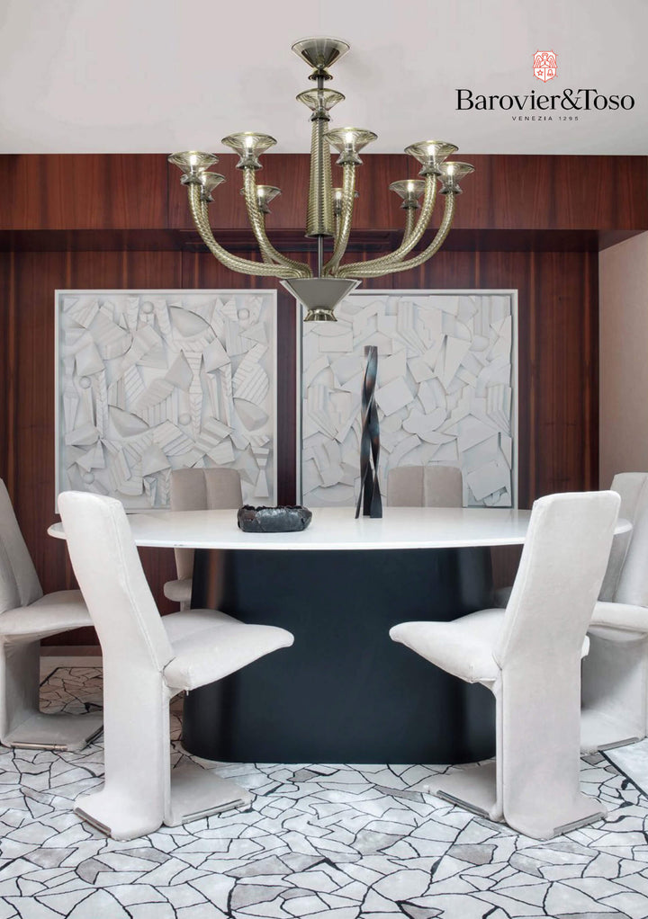 Vertigo Chandelier by Barovier&amp;Toso Murano Chandeliers Barovier & Toso