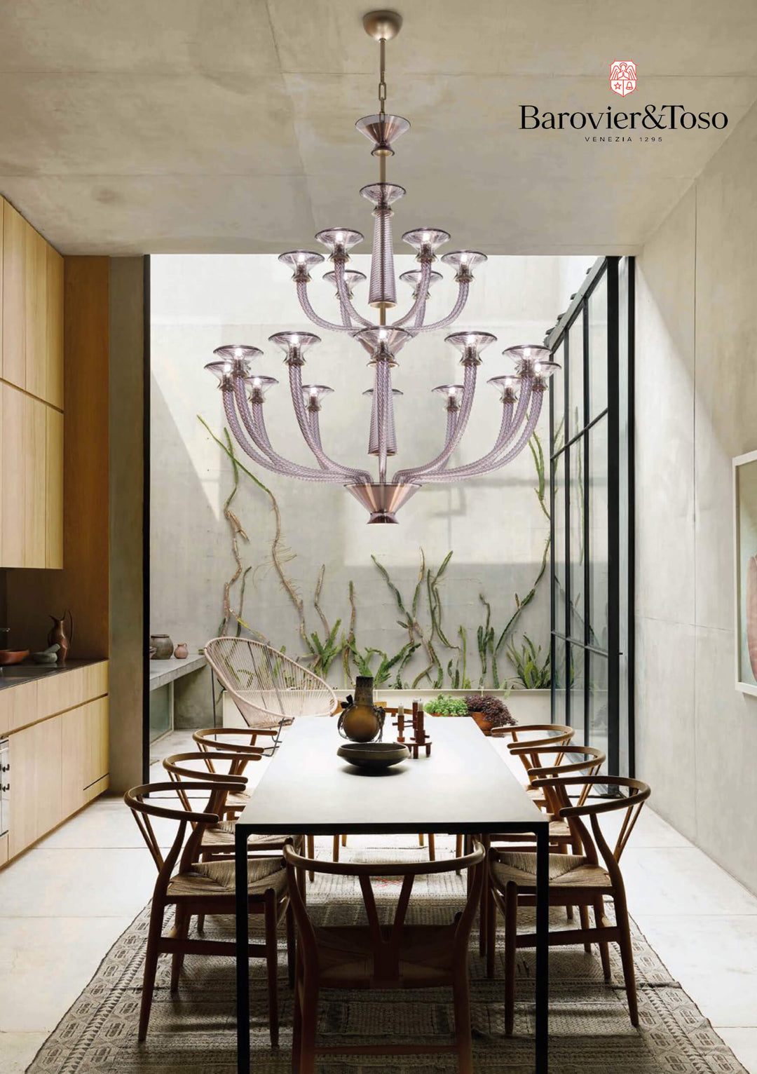 Vertigo Chandelier by Barovier&amp;Toso Murano Chandeliers Barovier & Toso