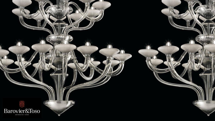 Windsor Chandelier by Barovier&amp;Toso Murano Chandeliers Barovier & Toso