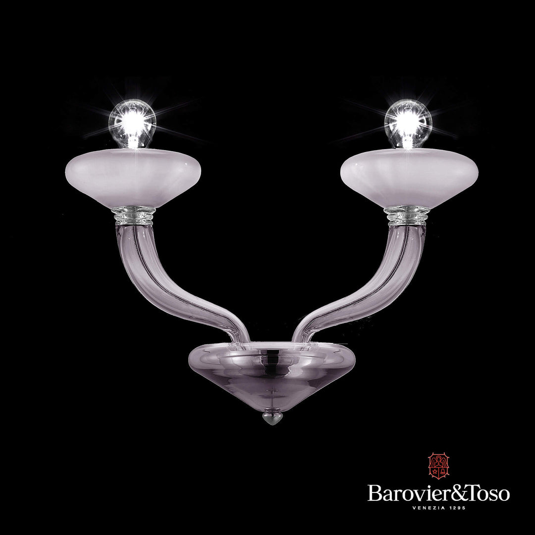 Windsor Wall Lamp by Barovier&amp;Toso Murano Wall Lamps Barovier & Toso