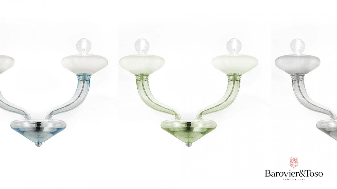 Windsor Wall Lamp by Barovier&amp;Toso Murano Wall Lamps Barovier & Toso