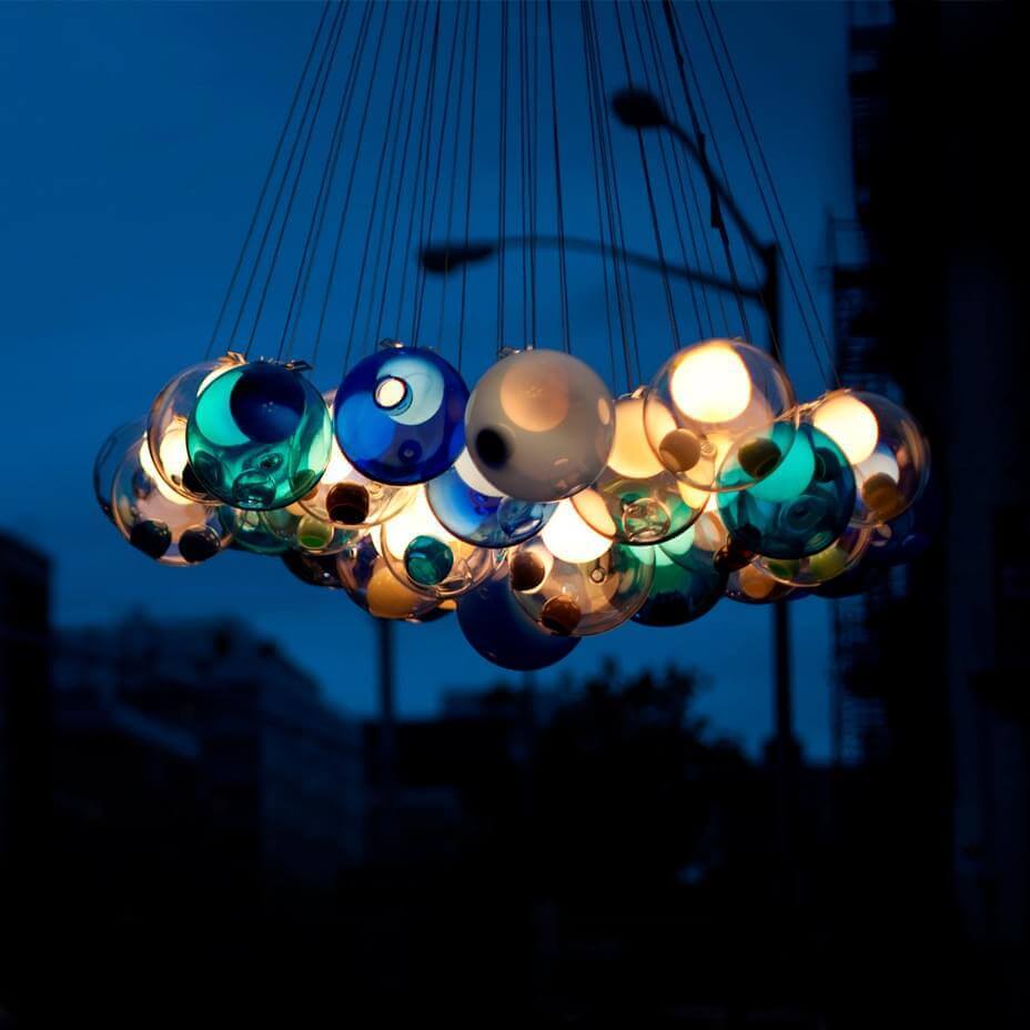 28 Cluster Suspension Lamp - Medium Chandeliers & Suspension Lamps Bocci