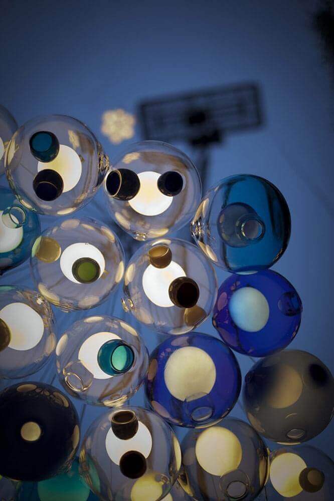 28 Cluster Suspension Lamp - Medium Chandeliers & Suspension Lamps Bocci