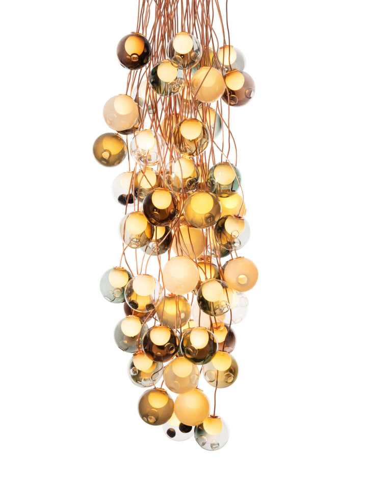 28 Copper Suspension Lamp - Large Chandeliers & Suspension Lamps Bocci