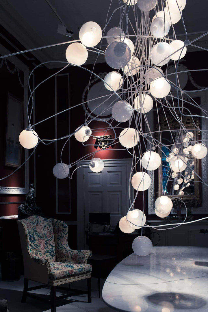 28 Copper Suspension Lamp - Medium Chandeliers & Suspension Lamps Bocci