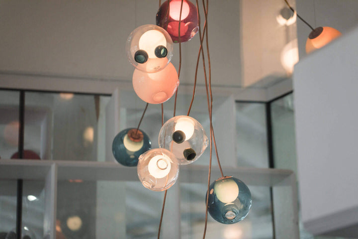 28 Copper Suspension Lamp - Medium Chandeliers & Suspension Lamps Bocci