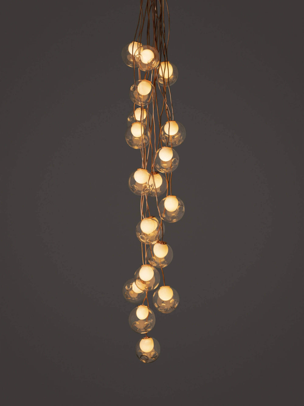 28 Copper Suspension Lamp - Medium Chandeliers & Suspension Lamps Bocci