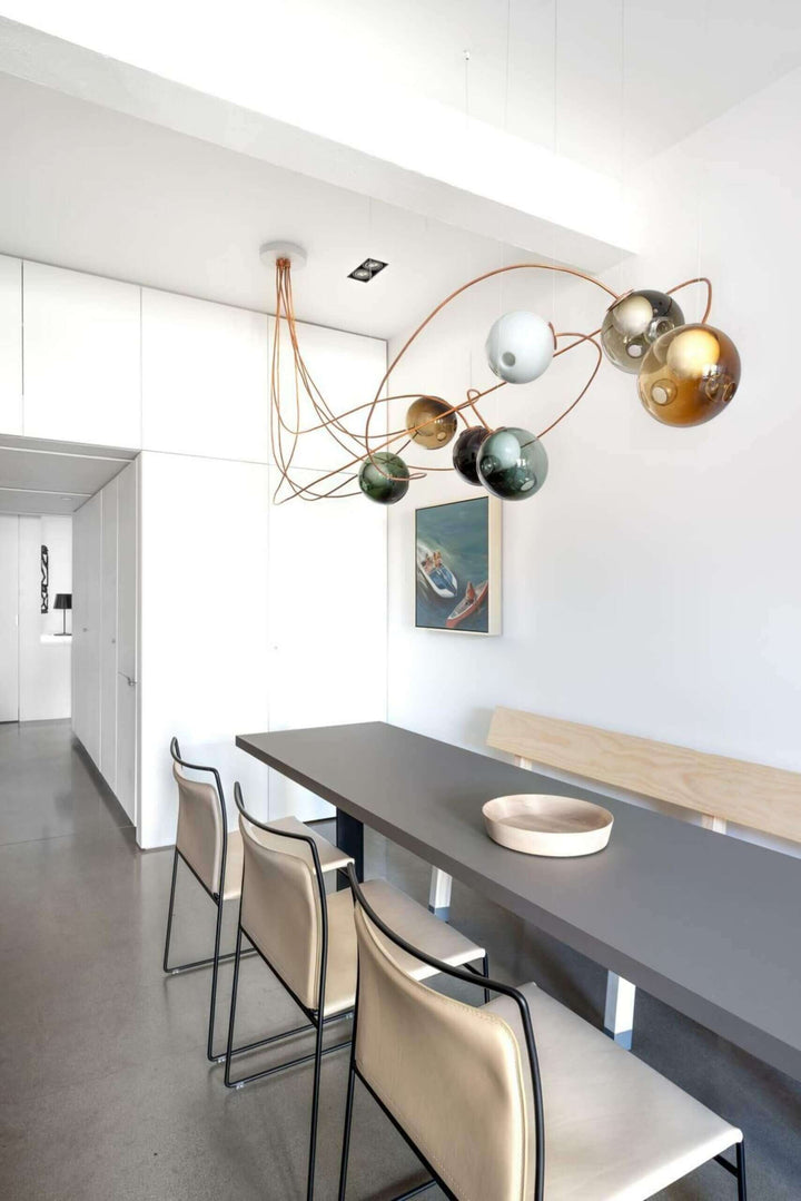 28 Copper Suspension Lamp - Small Chandeliers & Suspension Lamps Bocci