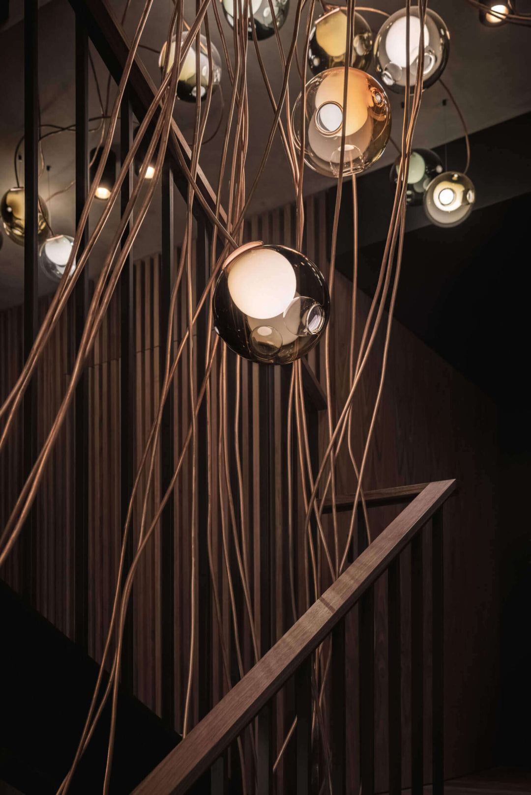 28 Copper Suspension Lamp - Small Chandeliers & Suspension Lamps Bocci