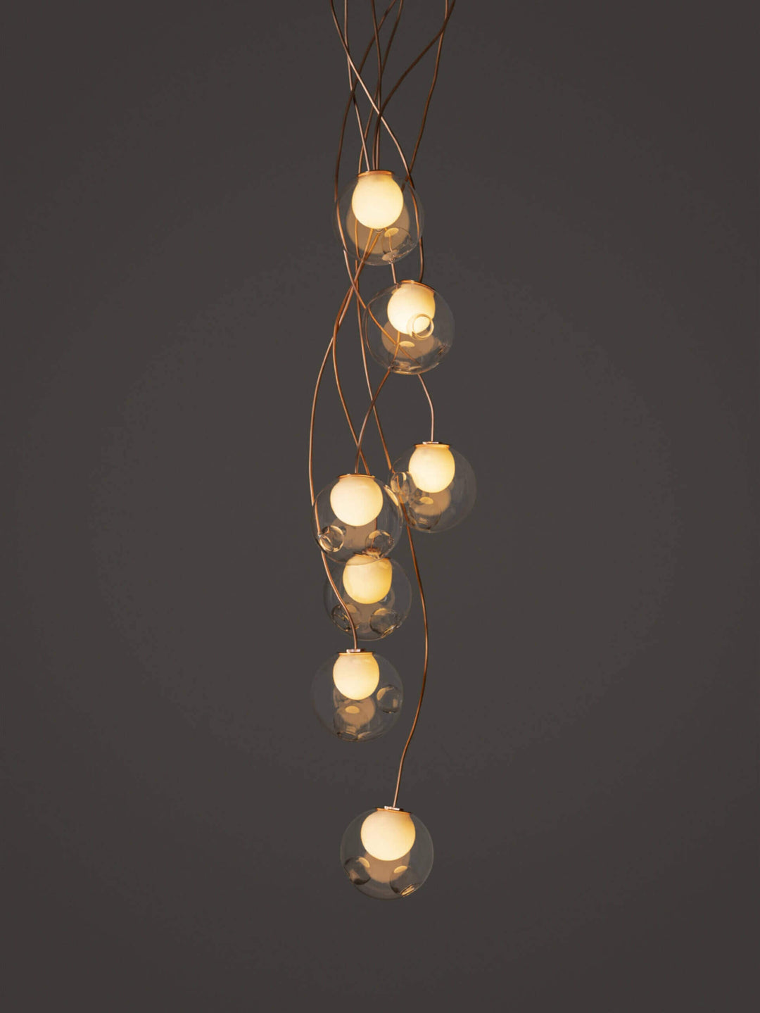 28 Copper Suspension Lamp - Small Chandeliers & Suspension Lamps Bocci