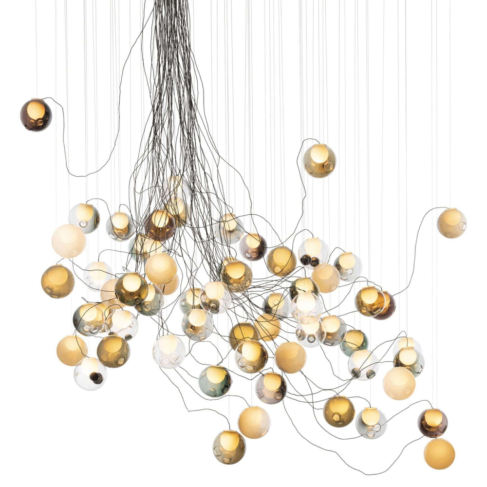 28 Sculptural Cable Suspension Lamp - Large Chandeliers & Suspension Lamps Bocci