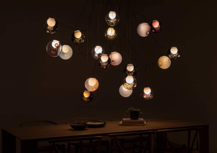 28 Sculptural Cable Suspension Lamp - Large Chandeliers & Suspension Lamps Bocci