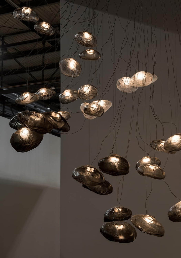 73 Sculptural Cable Suspension Lamp - Large Chandeliers & Suspension Lamps Bocci