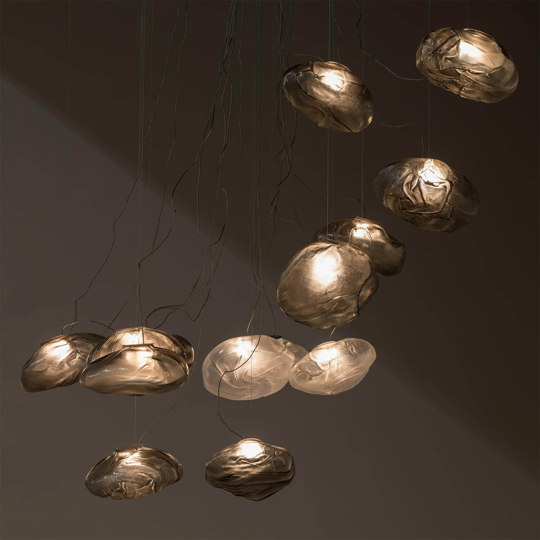 73 Sculptural Cable Suspension Lamp - Medium Chandeliers & Suspension Lamps Bocci