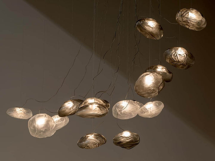 73 Sculptural Cable Suspension Lamp - Medium Chandeliers & Suspension Lamps Bocci
