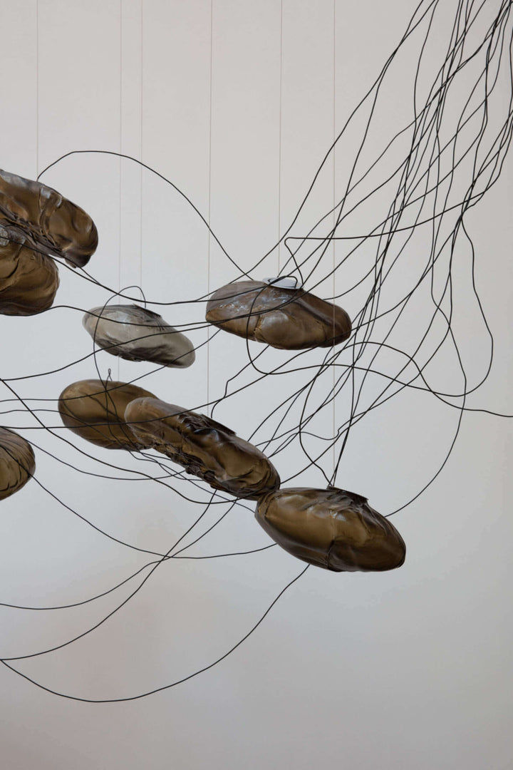 73 Sculptural Cable Suspension Lamp - Medium Chandeliers & Suspension Lamps Bocci