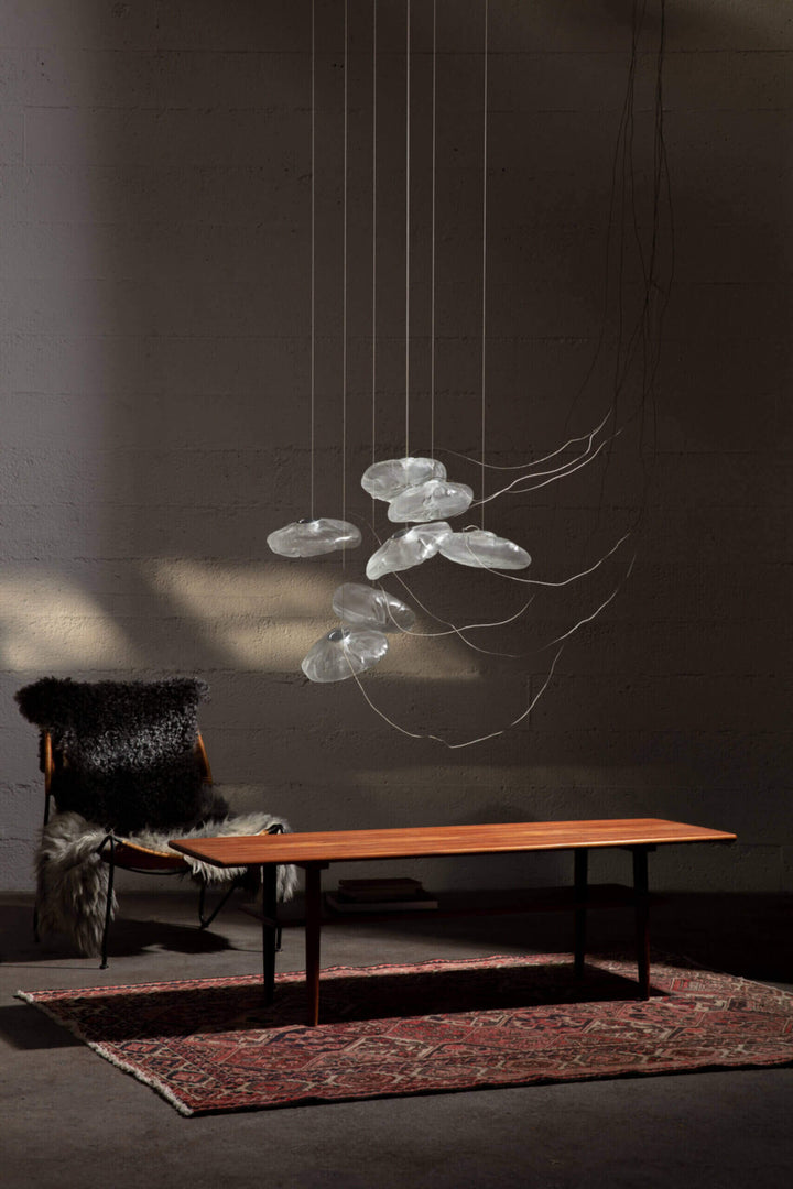 73 Sculptural Cable Suspension Lamp- Small Chandeliers & Suspension Lamps Bocci