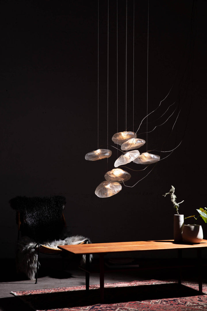 73 Sculptural Cable Suspension Lamp- Small Chandeliers & Suspension Lamps Bocci