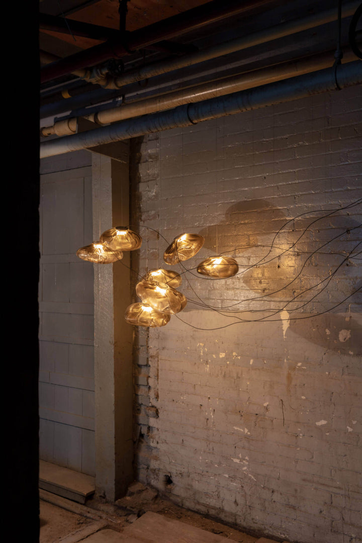 73 Sculptural Cable Suspension Lamp- Small Chandeliers & Suspension Lamps Bocci
