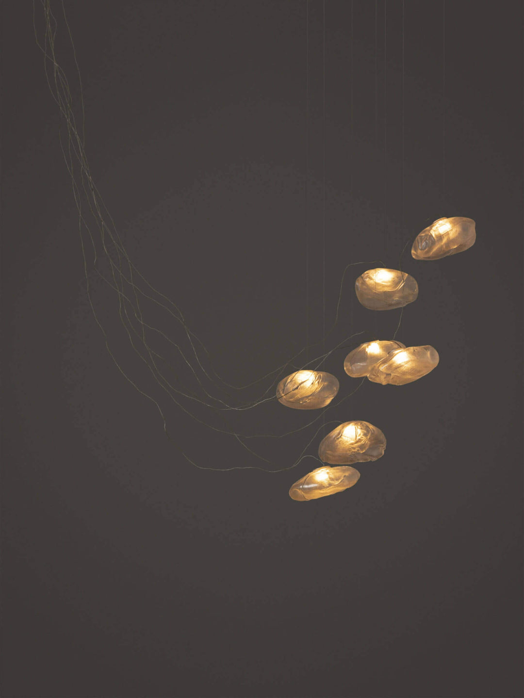 73 Sculptural Cable Suspension Lamp- Small Chandeliers & Suspension Lamps Bocci