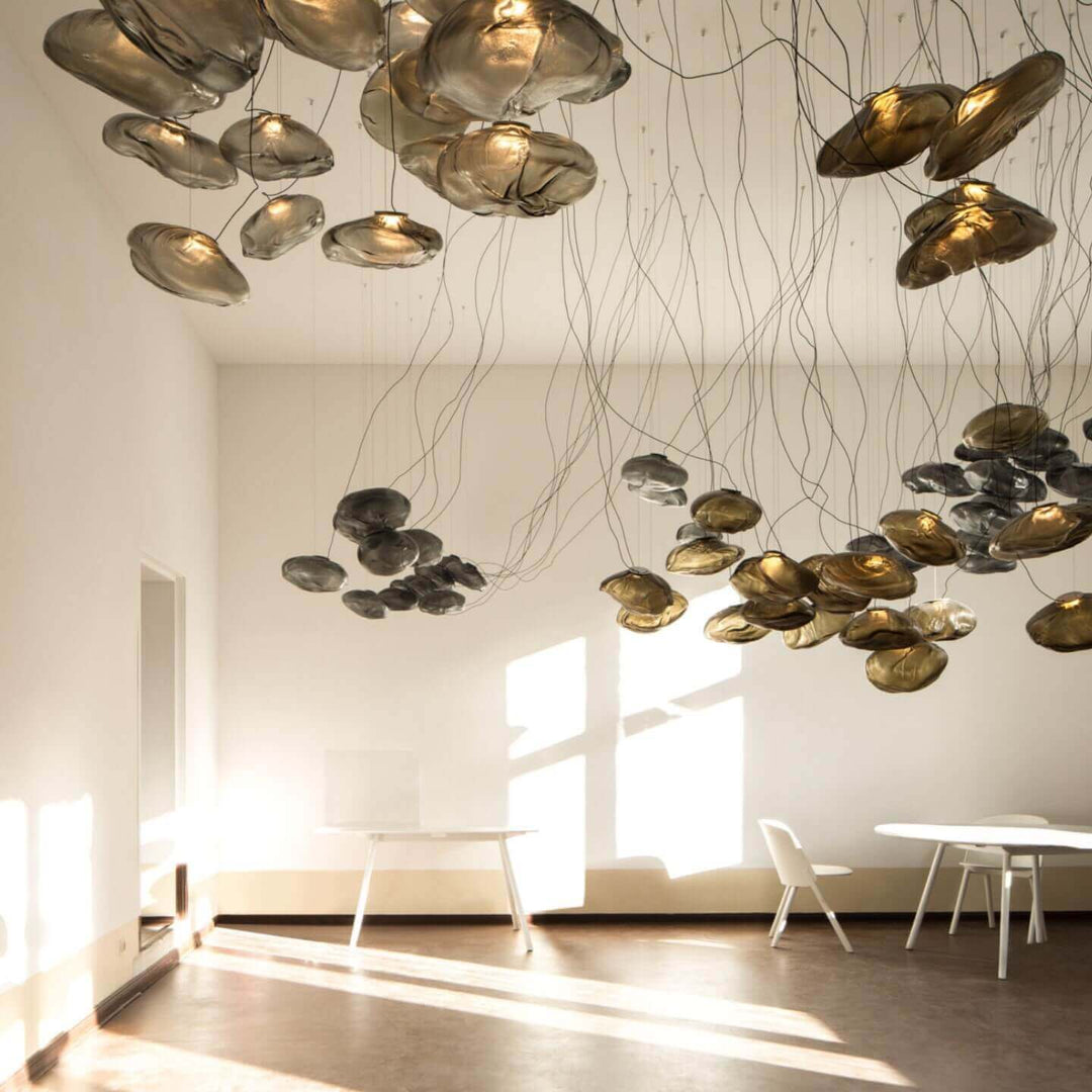 73 Single Sculptural Cable Suspension Lamp Chandeliers & Suspension Lamps Bocci
