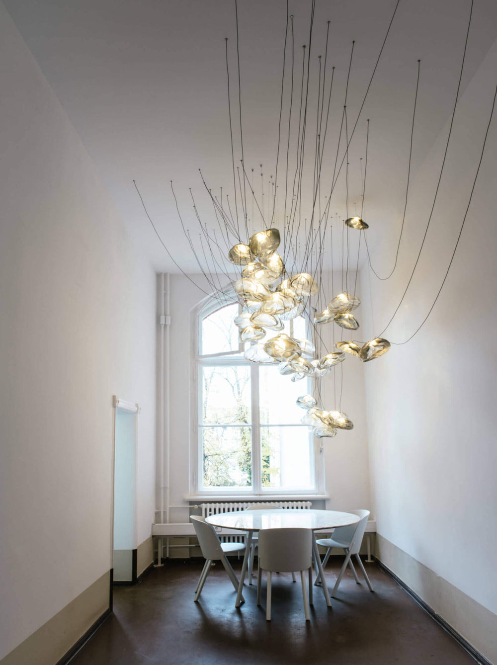 73 Single Sculptural Cable Suspension Lamp Chandeliers & Suspension Lamps Bocci
