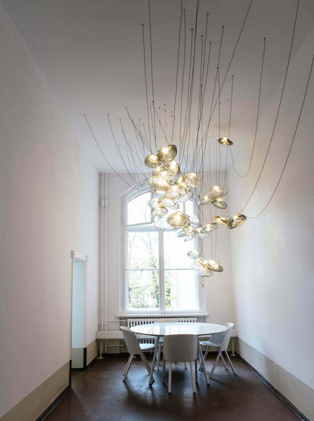 73 Single Sculptural Cable Suspension Lamp Chandeliers & Suspension Lamps Bocci