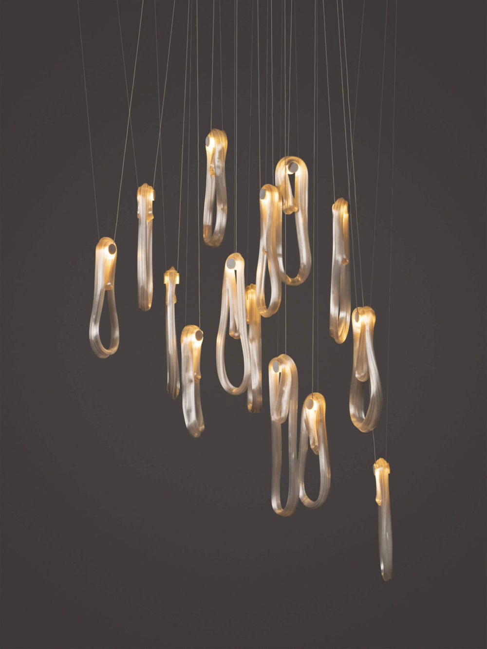 87 Random Suspension Lamp - Medium Chandeliers & Suspension Lamps Bocci