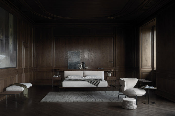 Vogue Cuoio Bed by Cierre1972 Double Beds Cierre