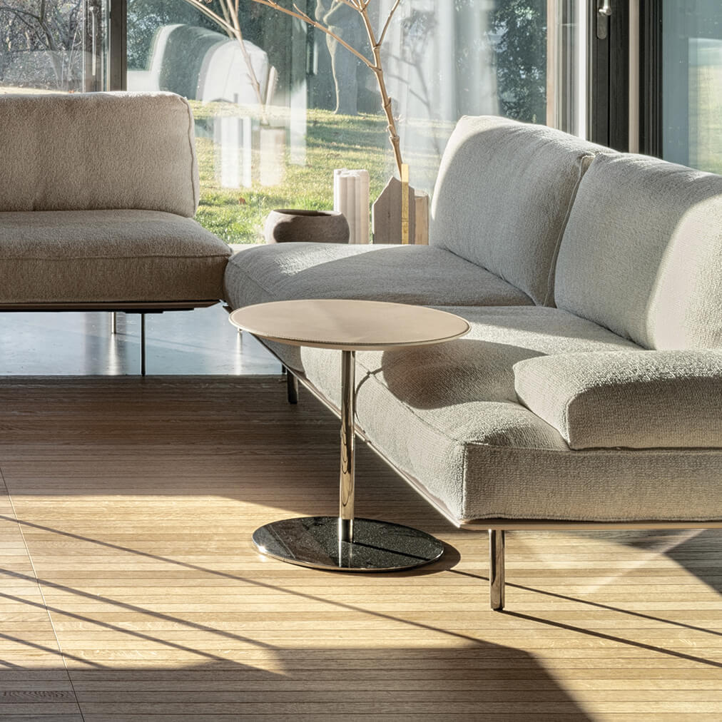 Vogue Cuoio Side Table by Cierre1972 Coffee & Side Tables Cierre