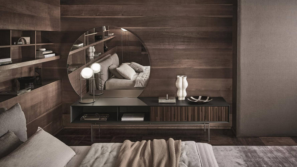 Eric Console With Mirror Nightstands & Dressers Ditre Italia