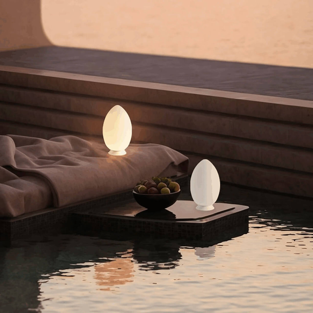 Uovo Portable Table Lamp Table Lamps FontanaArte