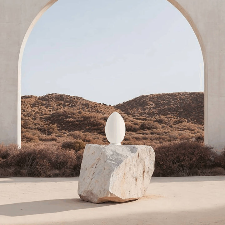 Uovo Portable Table Lamp Table Lamps FontanaArte