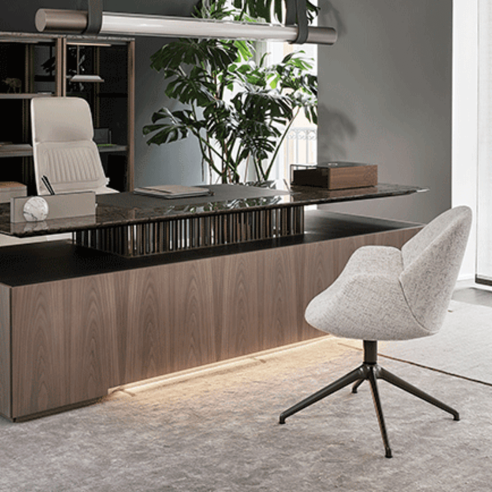 Calathea Guest Armchair Office Chairs & Armchairs Giorgetti