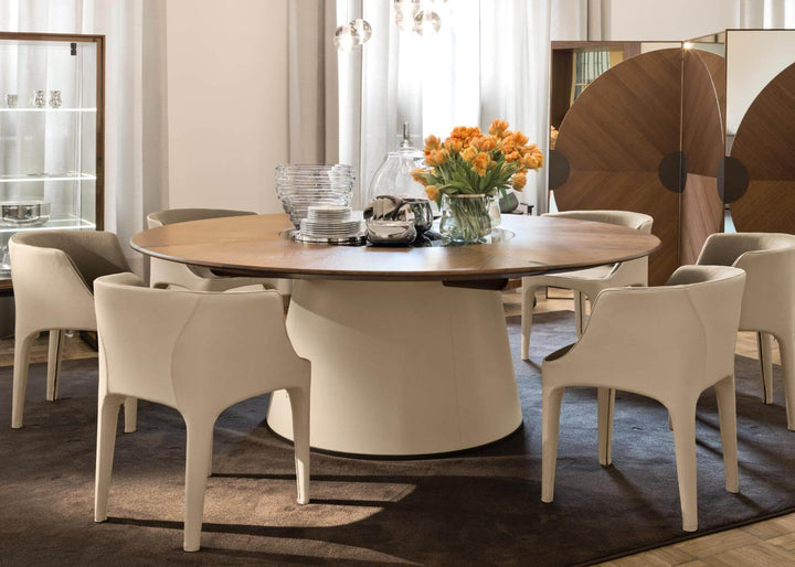Fang Round Table Fixed Tables Giorgetti