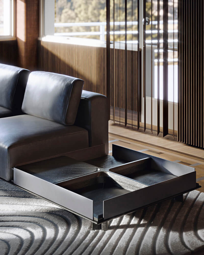 Nereide Sectional - Maserati Edition v2 Sofas & Sectionals Giorgetti