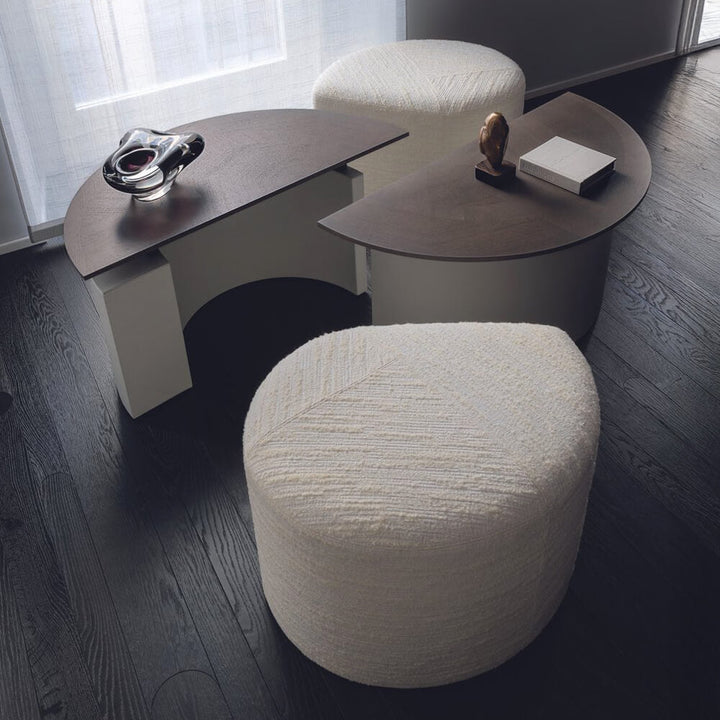 Tiber Coffee Table &amp; Tiberina Ottoman Ottomans & Benches Giorgetti