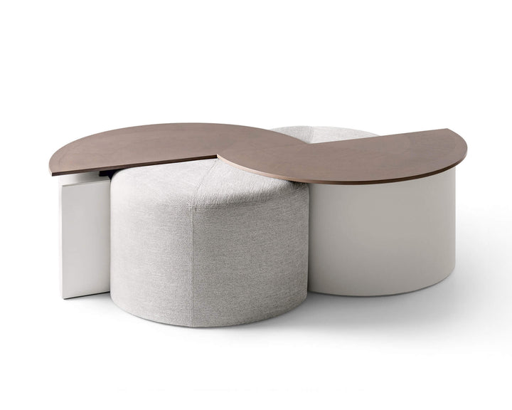 Tiber Coffee Table &amp; Tiberina Ottoman Ottomans & Benches Giorgetti
