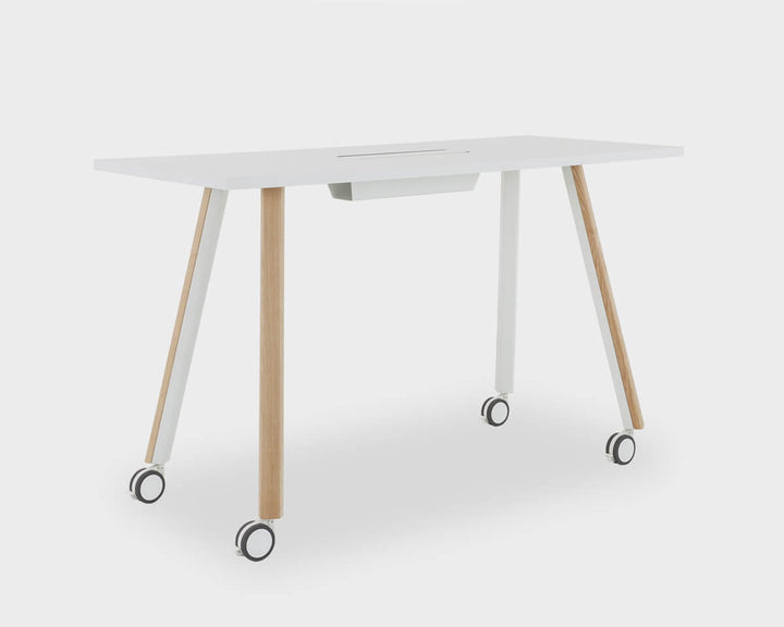 Ori Workstation with castors by Lapalma v4 Office Desks & Drawers La Palma