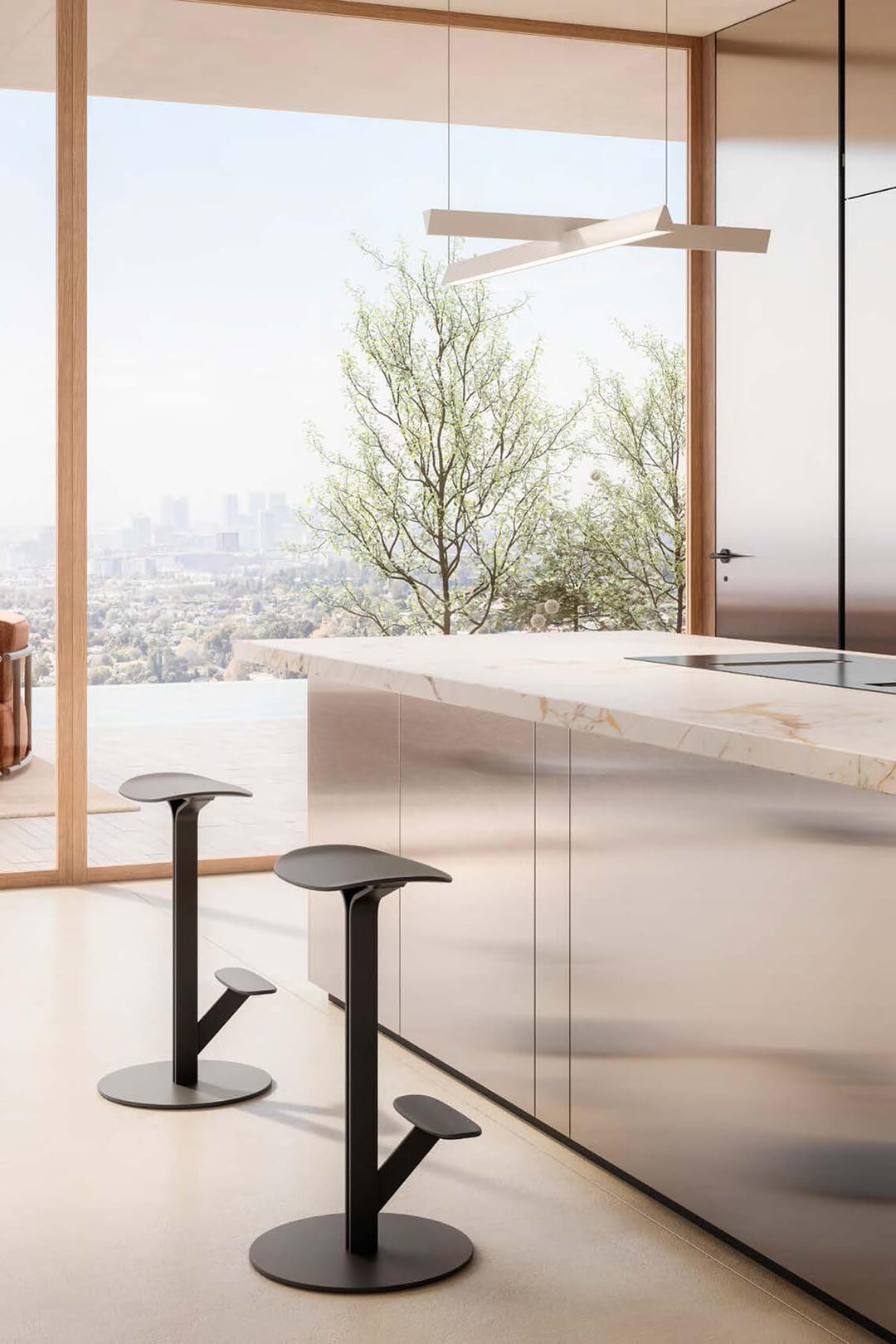 Duetto Stool Bar Stools & Counter Stools MDF Italia