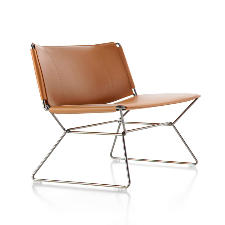 Neil Leather Lounge Chair Lounge Chairs MDF Italia