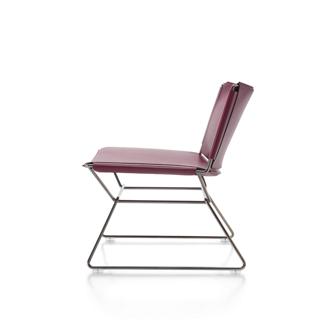 Neil Leather Lounge Chair Lounge Chairs MDF Italia