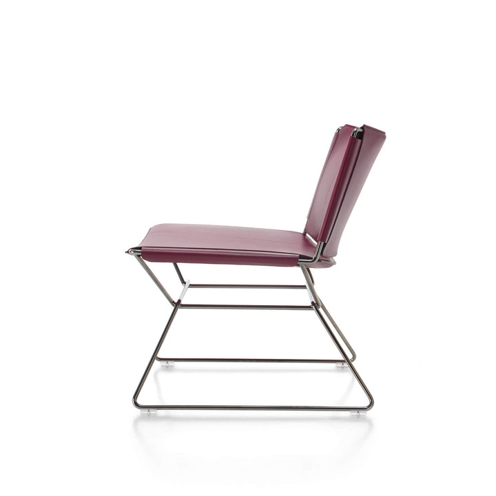 Neil Leather Lounge Chair Lounge Chairs MDF Italia